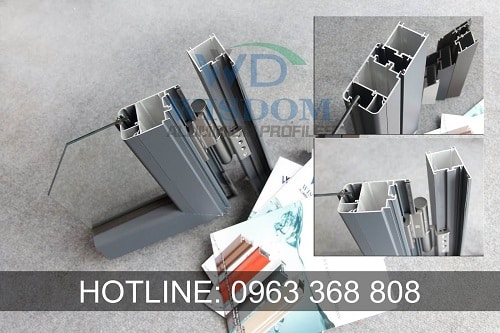 Nhôm Wisdom W45 đa dạng profile