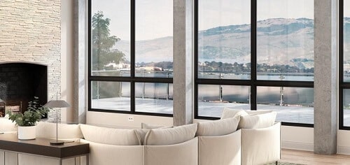Cửa sổ mở quay 1 và 2 cánh sử dụng nhiều trong các kiến trúc công trình