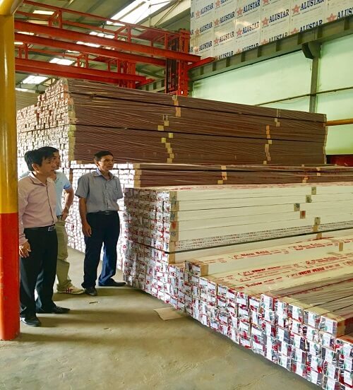 Nhôm tại nhà máy sản xuất, luôn đáp ứng tốt nhu cầu sử dụng của khách hàng