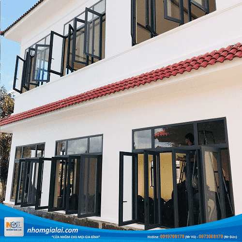 Nhôm Tiến Đạt trong các công trình dân dụng