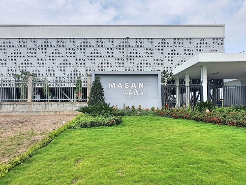 Mặt dựng nhôm tại nhà máy Masan