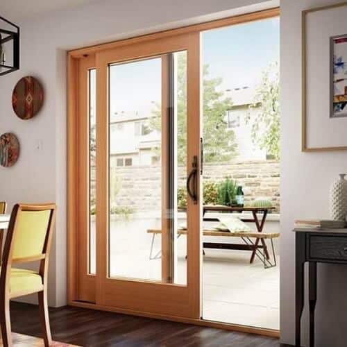 Cửa lùa giúp lấy ánh sáng tự nhiên từ bên ngoài