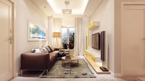Nhà hẹp nên chọn những đồ nội thất đơn giản và nhỏ gọn