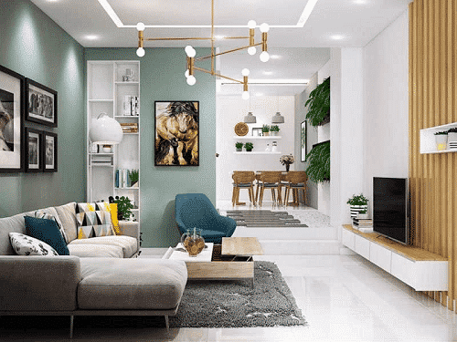 Ngôi nhà nhỏ được thiết kế theo phong cách hiện đại, đầy đủ công năng