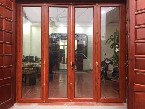 Cửa nhôm giả gỗ thương hiệu Fravi
