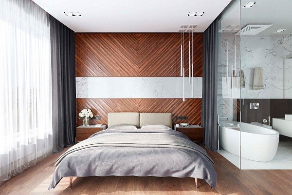 Cửa phòng tắm mang vẻ đẹp hiện đại và mới lạ